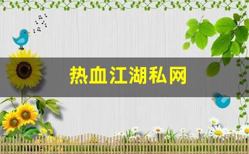 热血手游变态公益服发布网：热血江湖私网(