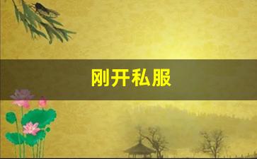 公益手游sf网站：刚开私服