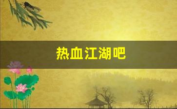 热血sf：热血江湖吧(热血江湖吧资深枪客加点) (3)