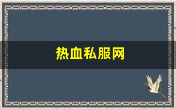 热血私服网(热血游戏官网) (2)